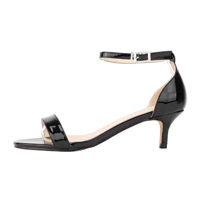 Casual Low Heels Ankle Strap Sandal Open Toes Sexy High Heels