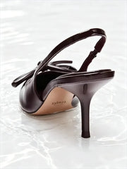 Bow Sling Back High Heels