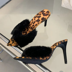 Summer Sexy Leopard Print Slippers