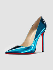 12cm black super high heels