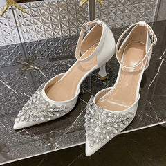 Elegant High Heels Slingback Sandals