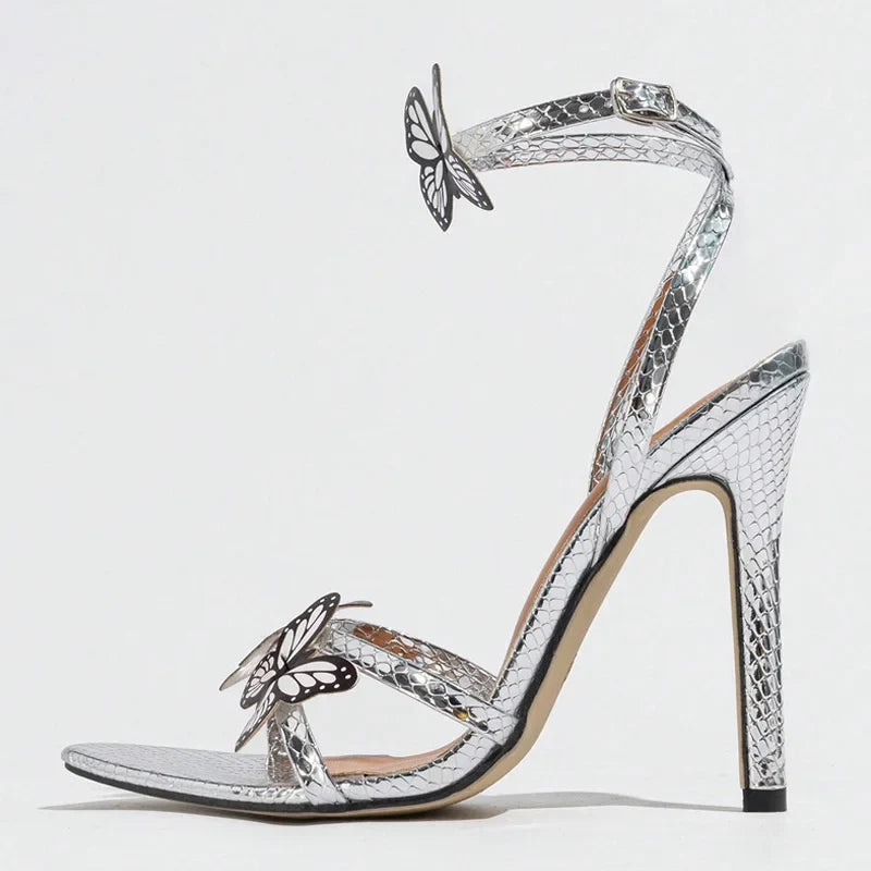 Butterfly Ankle Strap Woman Sandals