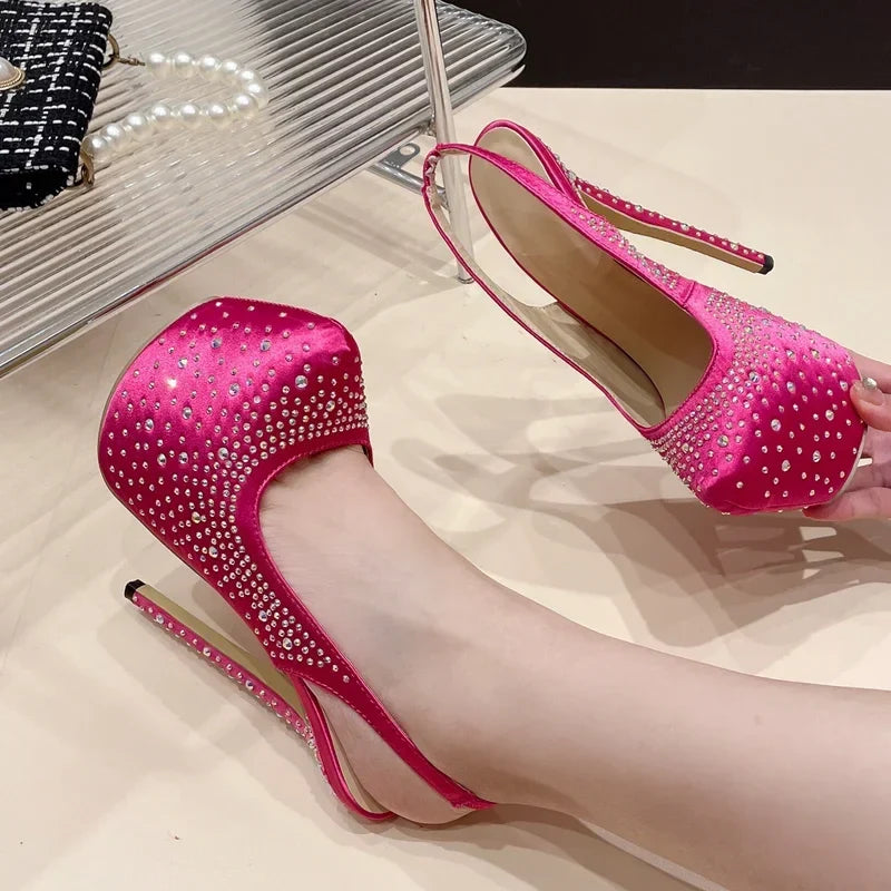 Sexy Slingbacks Extreme High Heels