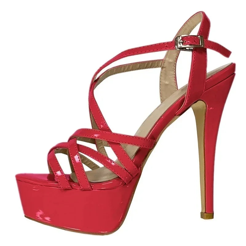 Women Sandals 14CM Sexy Platform High Heels