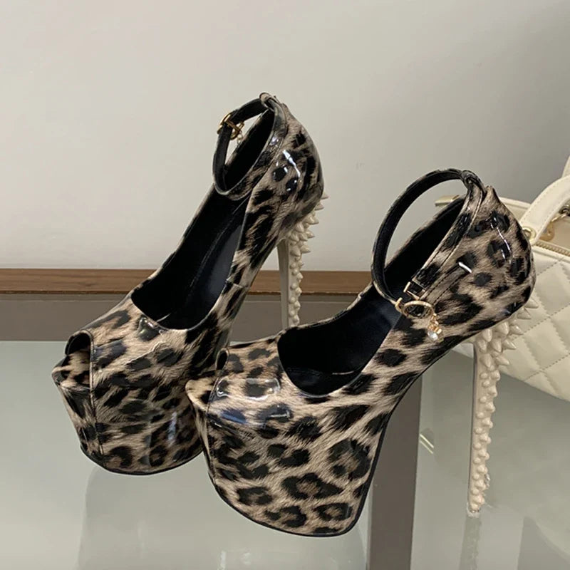 Design Rivet Stiletto High Heels
