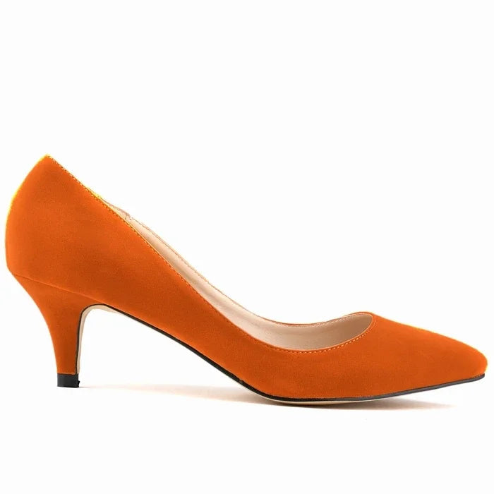 Solid Color Breathable Non Slip Sole Latex Insole Work Wedding Shoe
