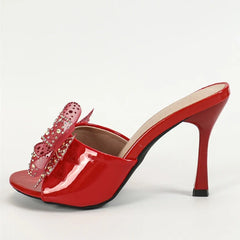 Arrivals Patent Leather Women Slippers Sandals