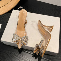 PVC Transparent Women Pumps