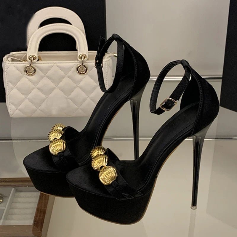 Summer 16CM Super High Heels Platform Sandals
