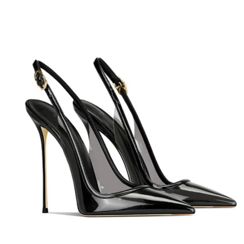 Sexy Pointed Toe Mules Sandals