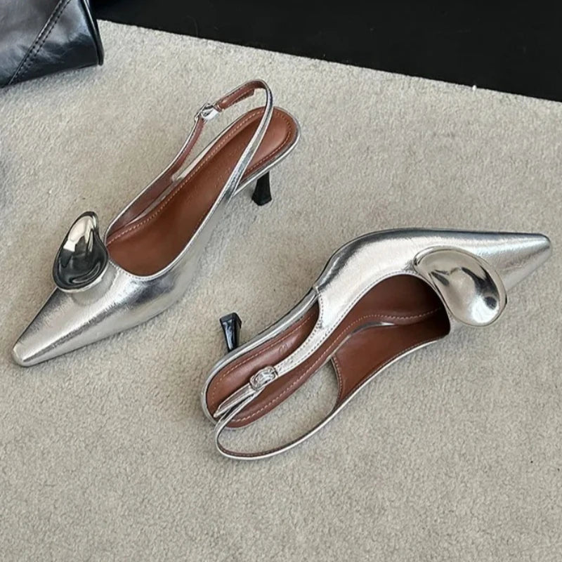 Spring Slingback Heels