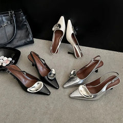 Spring Slingback Heels