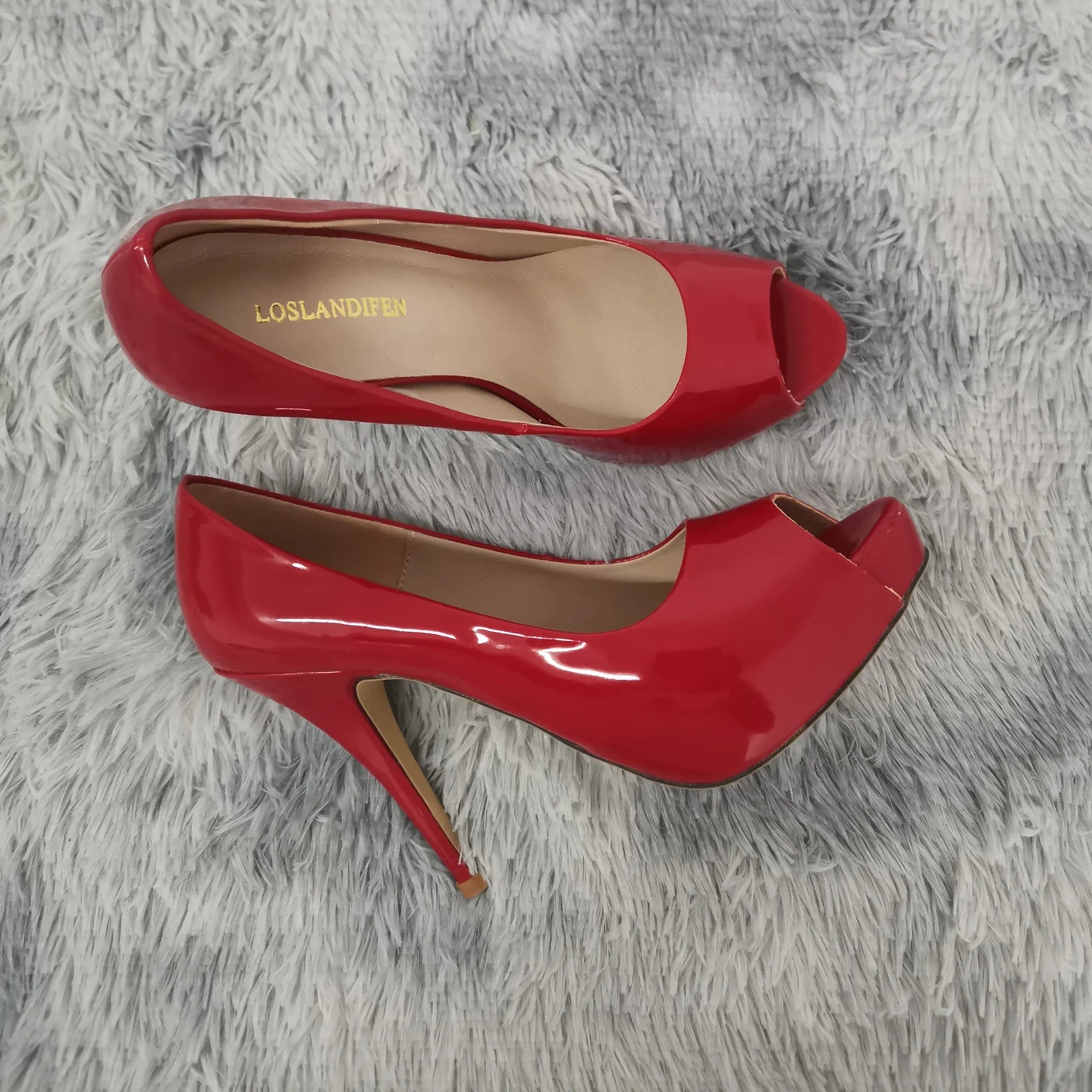 Open Toe 12cm Thin Heels