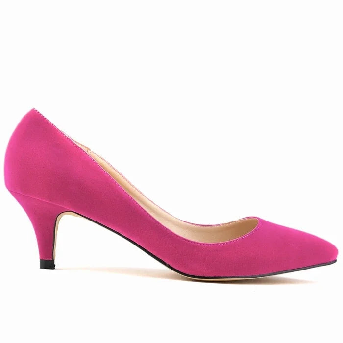 Solid Color Breathable Non Slip Sole Latex Insole Work Wedding Shoe
