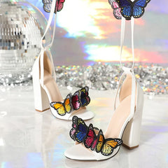 Arrivals Open Toe White Sandals