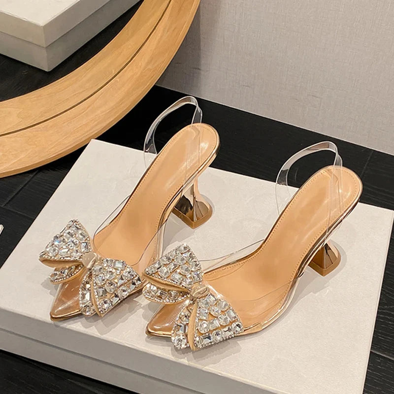 PVC Transparent Women Pumps