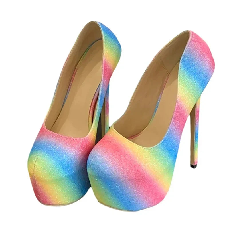 Elegant Woman Wedding Prom Shoe