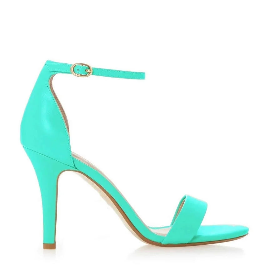 Open Toe Ankle Strap High Heels