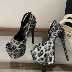 Design Rivet Stiletto High Heels