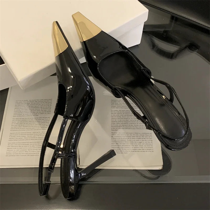 Pointed Toe Slingbacks Women Pumps