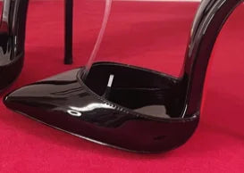 Laser Electric Red Patent Leather Hollow Out Sexy Thin Heel