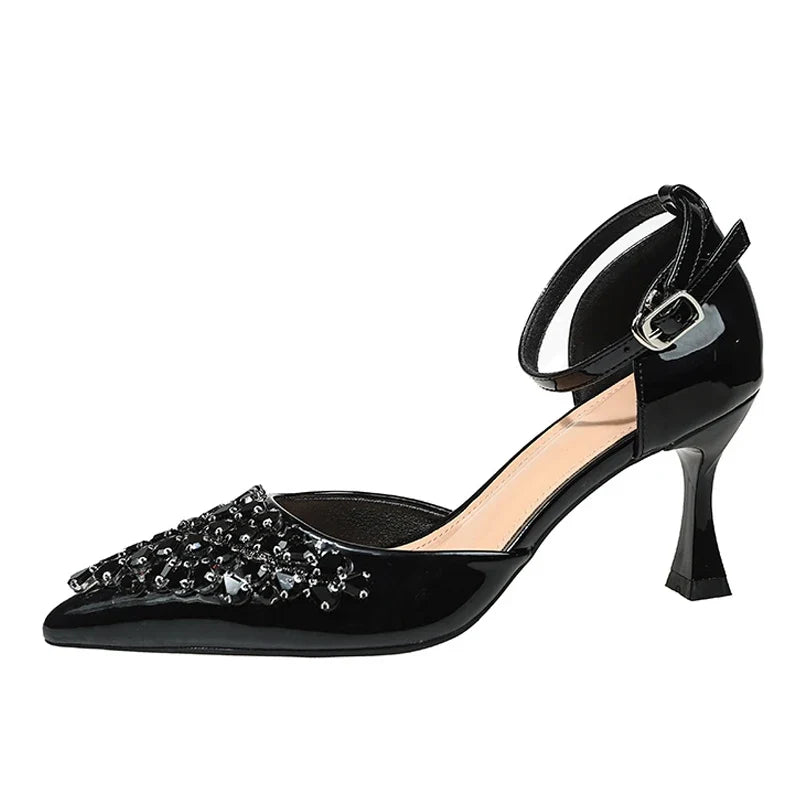 Elegant High Heels Slingback Sandals