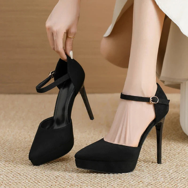 12CM Stiletto High Heels Banquet Prom Shoe