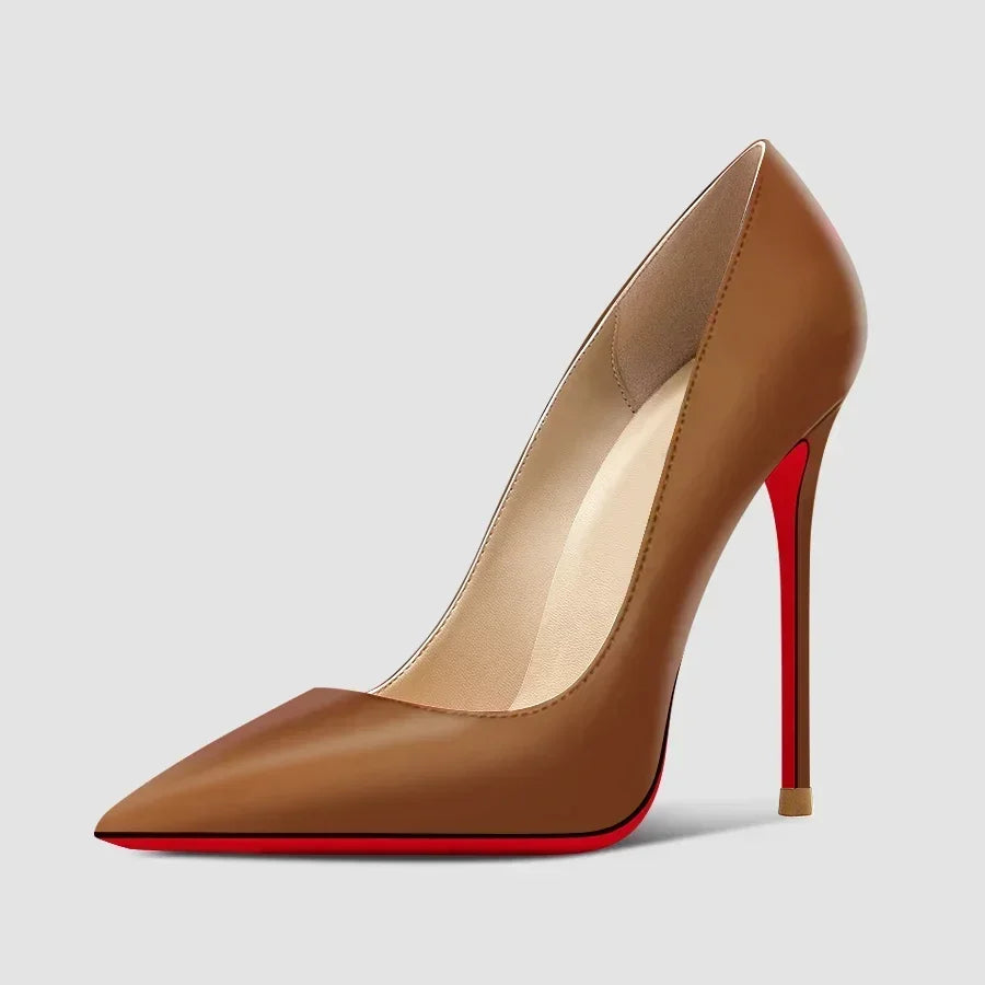 12cm black super high heels