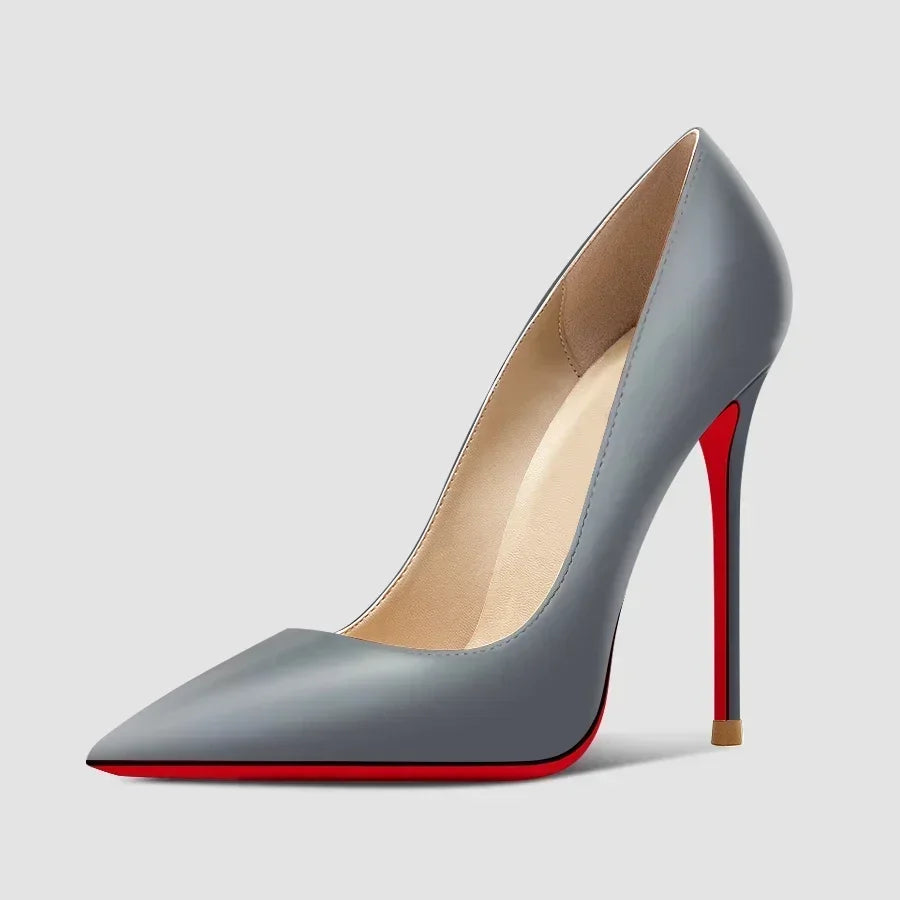 12cm black super high heels