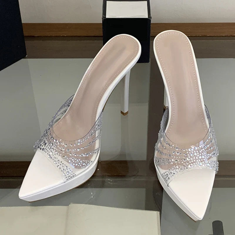 Crystal Rhinestone Women Wedding Banquet Shoes