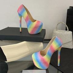 Elegant Woman Wedding Prom Shoe