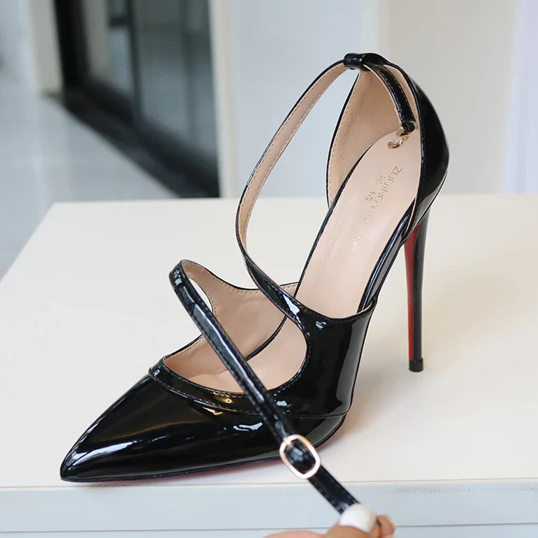 Cross Belt Ultra High Heels