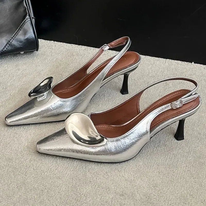 Spring Slingback Heels
