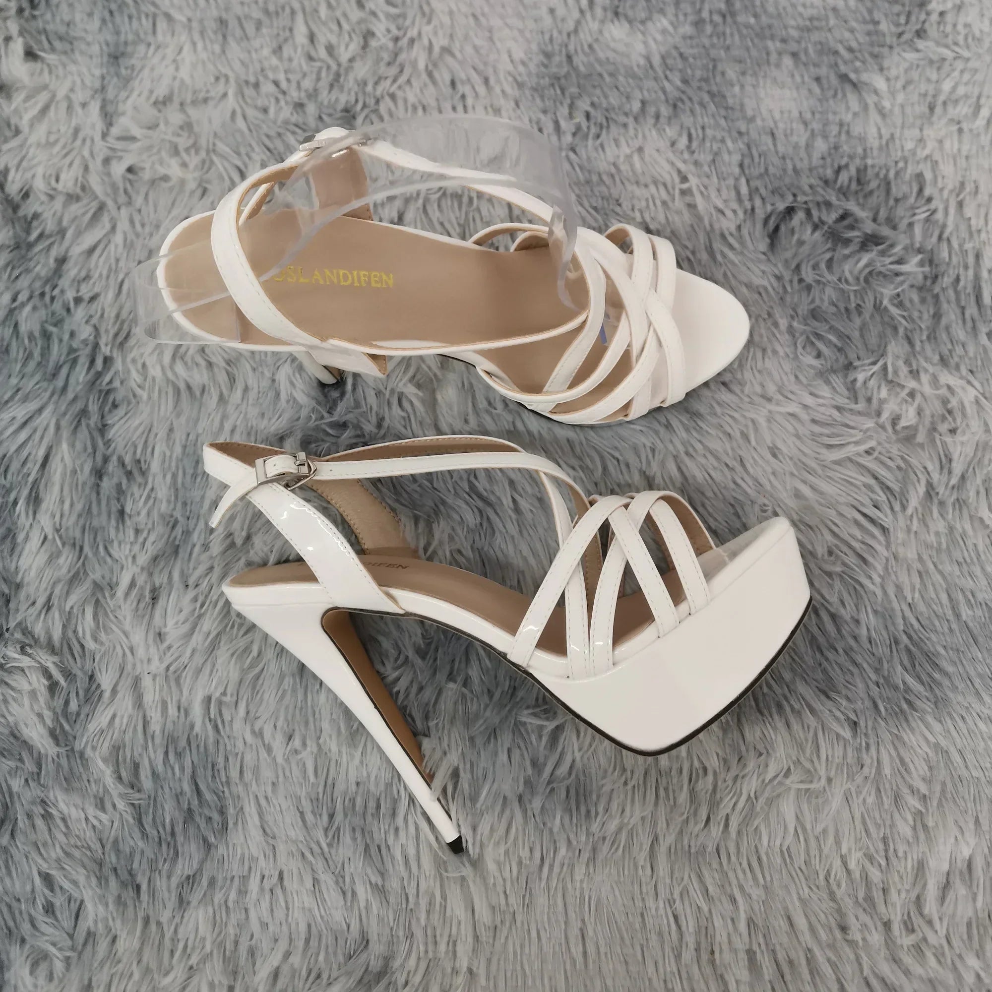 14CM Open Toe Platform High Heels