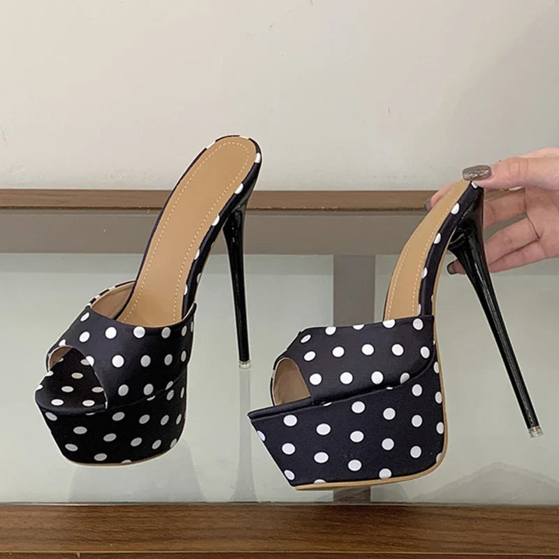 16CM Super High Heels Slippers