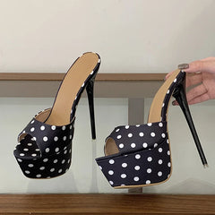 16CM Super High Heels Slippers