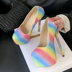 Elegant Woman Wedding Prom Shoe
