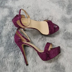 Open Toes 14cm Supper High Heels