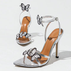 Butterfly Ankle Strap Woman Sandals