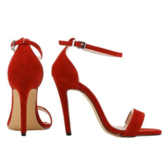 Open Toe Ankle Strap Stilettos Heel