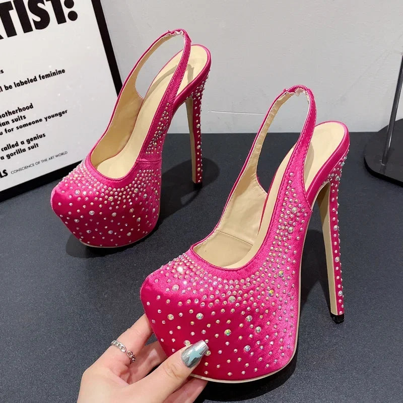 Sexy Slingbacks Extreme High Heels