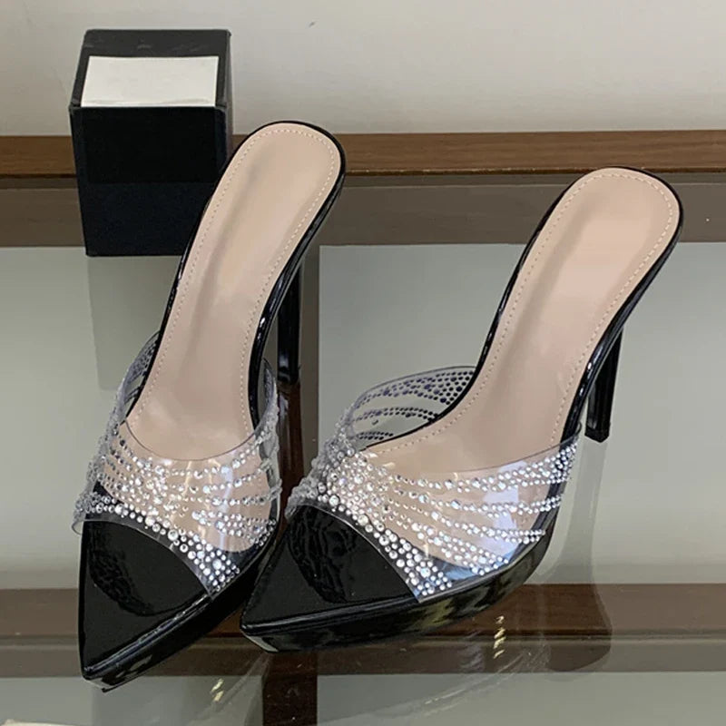 Crystal Rhinestone Women Wedding Banquet Shoes