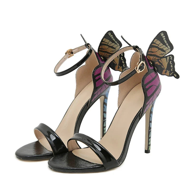 Summer Dimensional Butterfly Designer Sandals