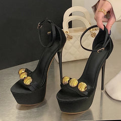 Summer 16CM Super High Heels Platform Sandals