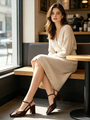 Metal Buckle Decoration Pumps