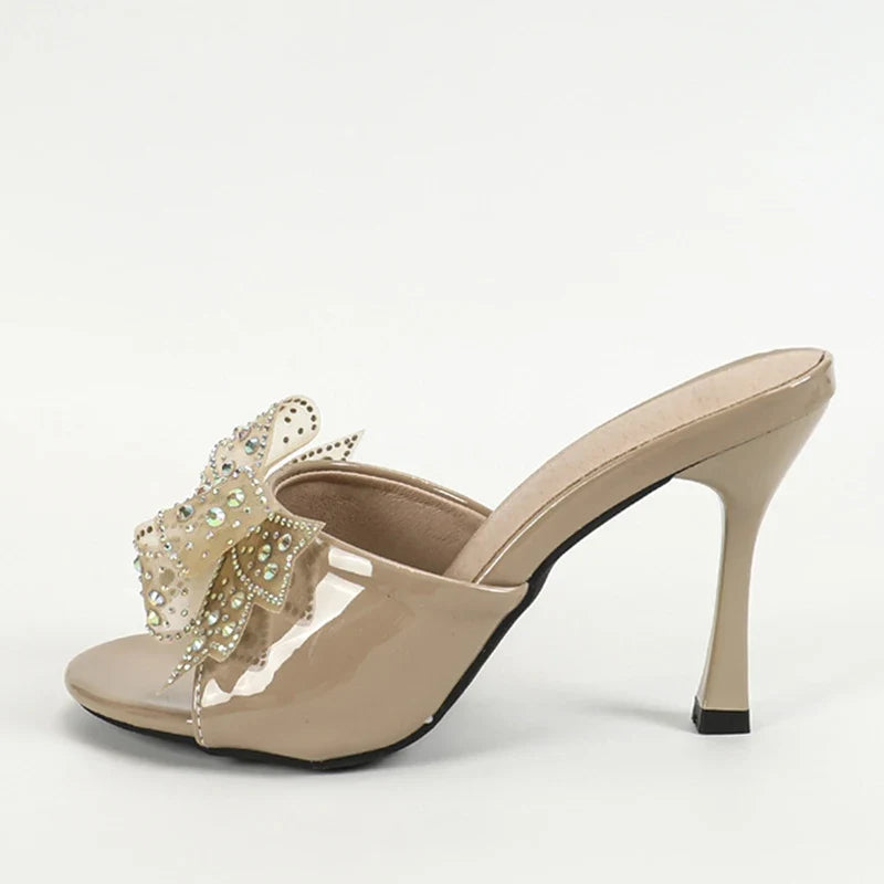 Arrivals Patent Leather Women Slippers Sandals