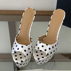 16CM Super High Heels Slippers