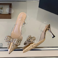Elegant Woman Bride Wedding Prom Shoes Sexy Back Buckle Strap Sandals