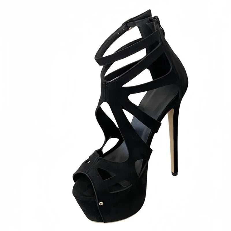 Summer 16.5CM Extreme High Heels Platform Sandals