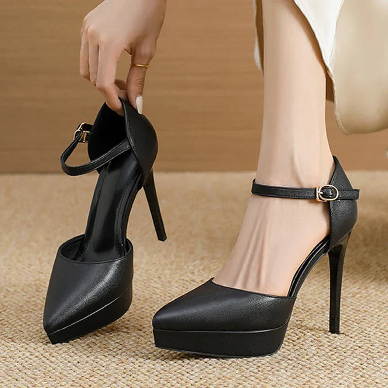 12CM Stiletto High Heels Banquet Prom Shoe